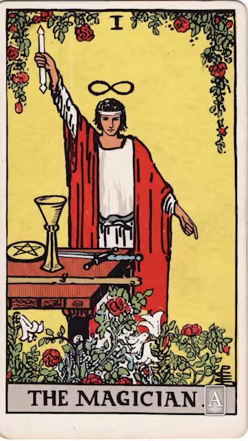 The Magician — Tarot card, Rider-Waite-Smith (Video) deck