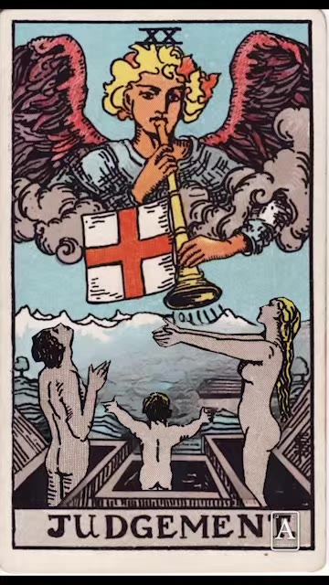 Judgement — Tarot card, Rider-Waite-Smith (Video) deck