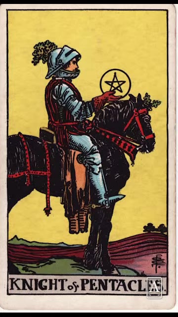 Knight of Pentacles — Tarot card, Rider-Waite-Smith (Video) deck