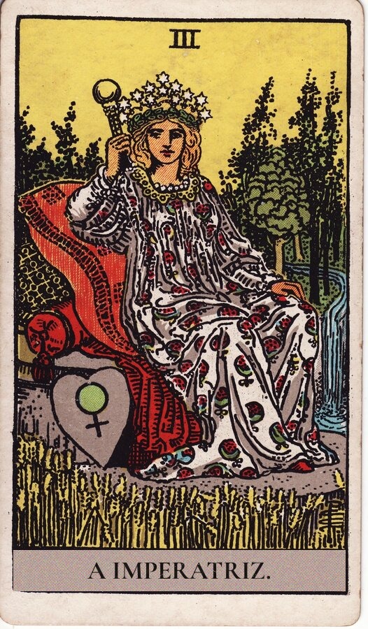 A Imperatriz — baralho Rider-Waite-Smith