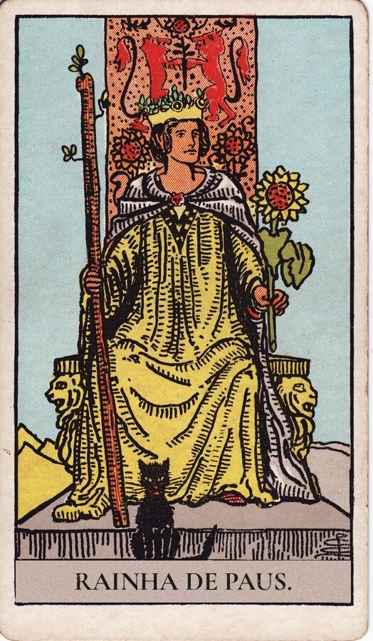 Rainha de Paus — baralho Rider-Waite-Smith