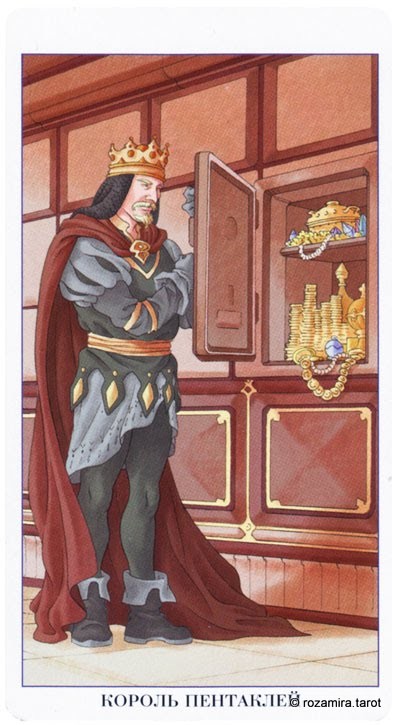 King of Pentacles — Tarot card, Tarot of the 78 Doors deck