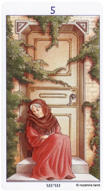 Five of Swords — Tarot card, Tarot of the 78 Doors deck