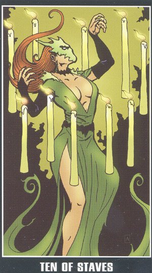 Ten of Staves
