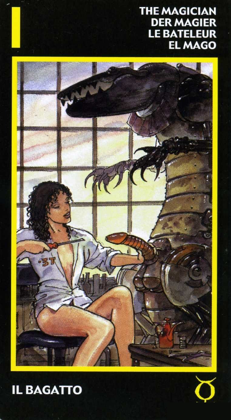 The Magician — Manara Erotic Tarot deck