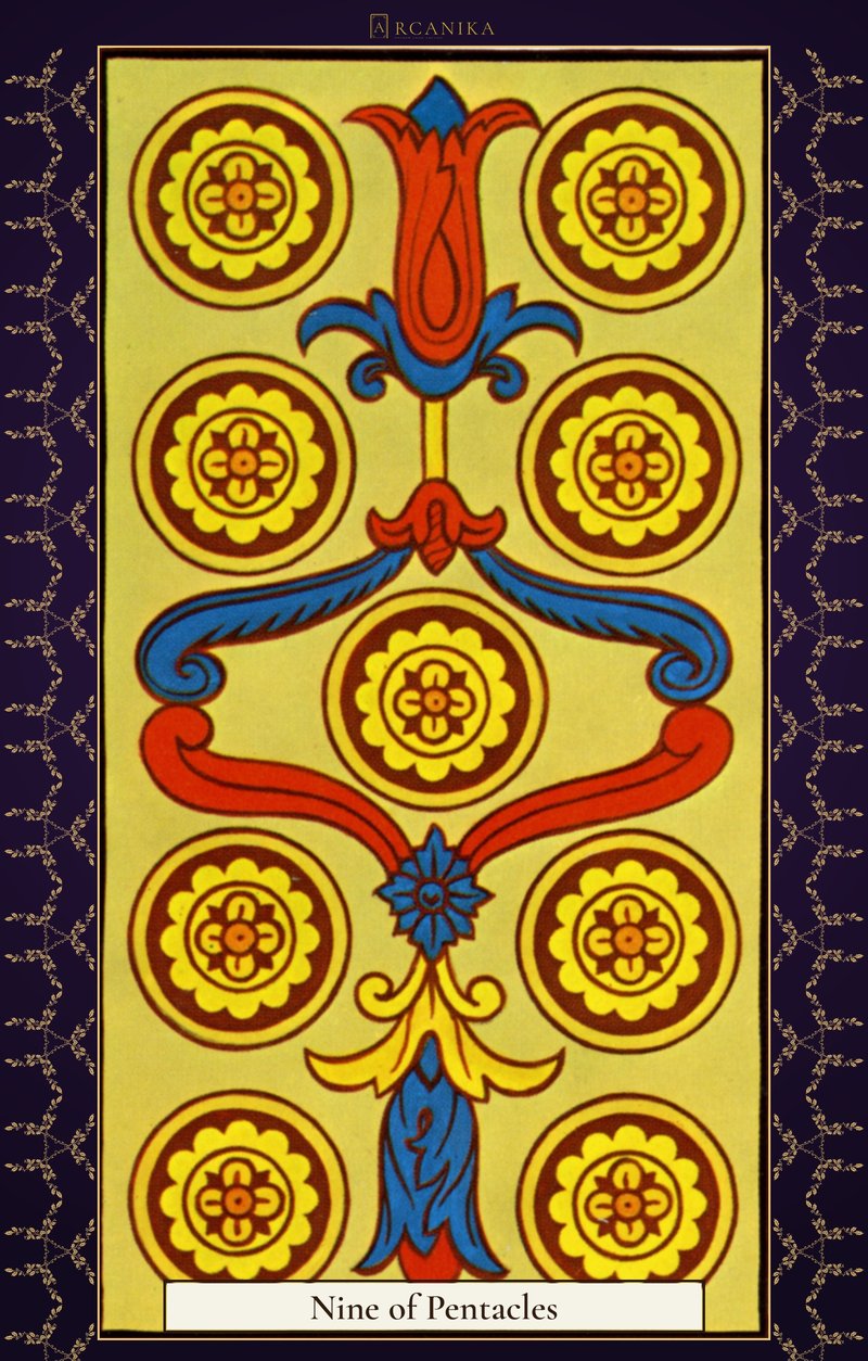 Nine of Pentacles