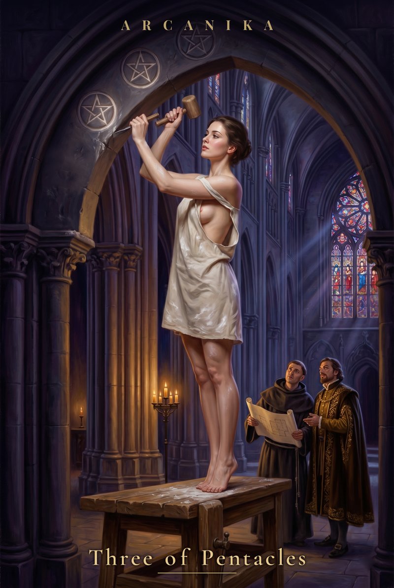 Three of Pentacles