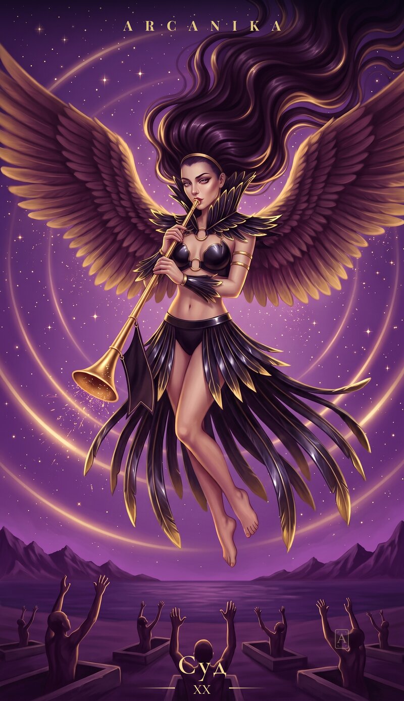 El Juicio — carta del Tarot, mazo Tabu — Sensual Tarot