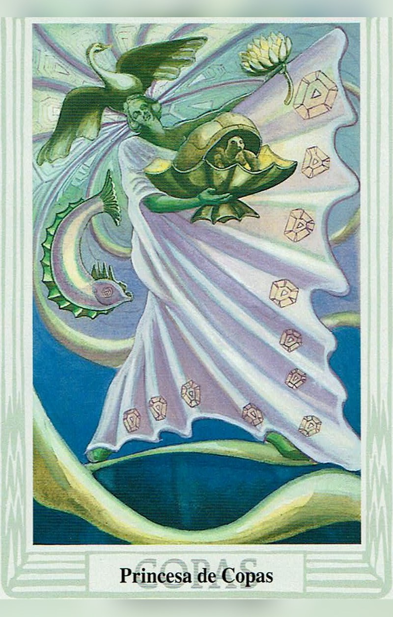Princesa de Copas — carta del Tarot, mazo Tarot Thoth