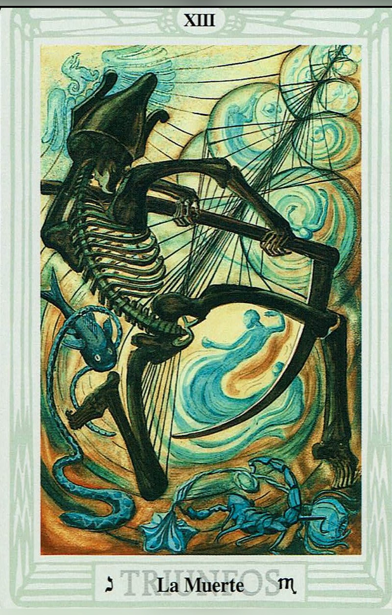 La Muerte — carta del Tarot, mazo Tarot Thoth