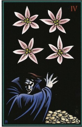Four of Garlic Flowers