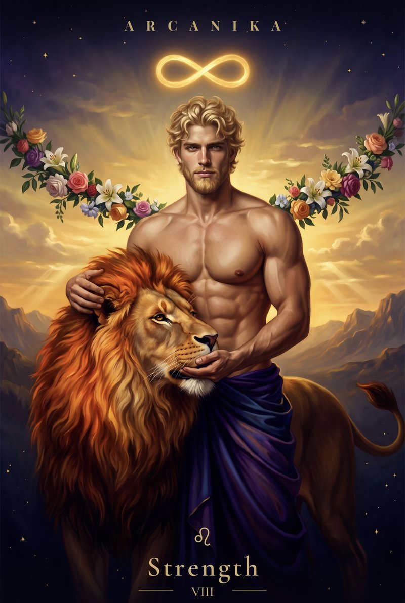 Leo — card of the day, Strength (VIII)