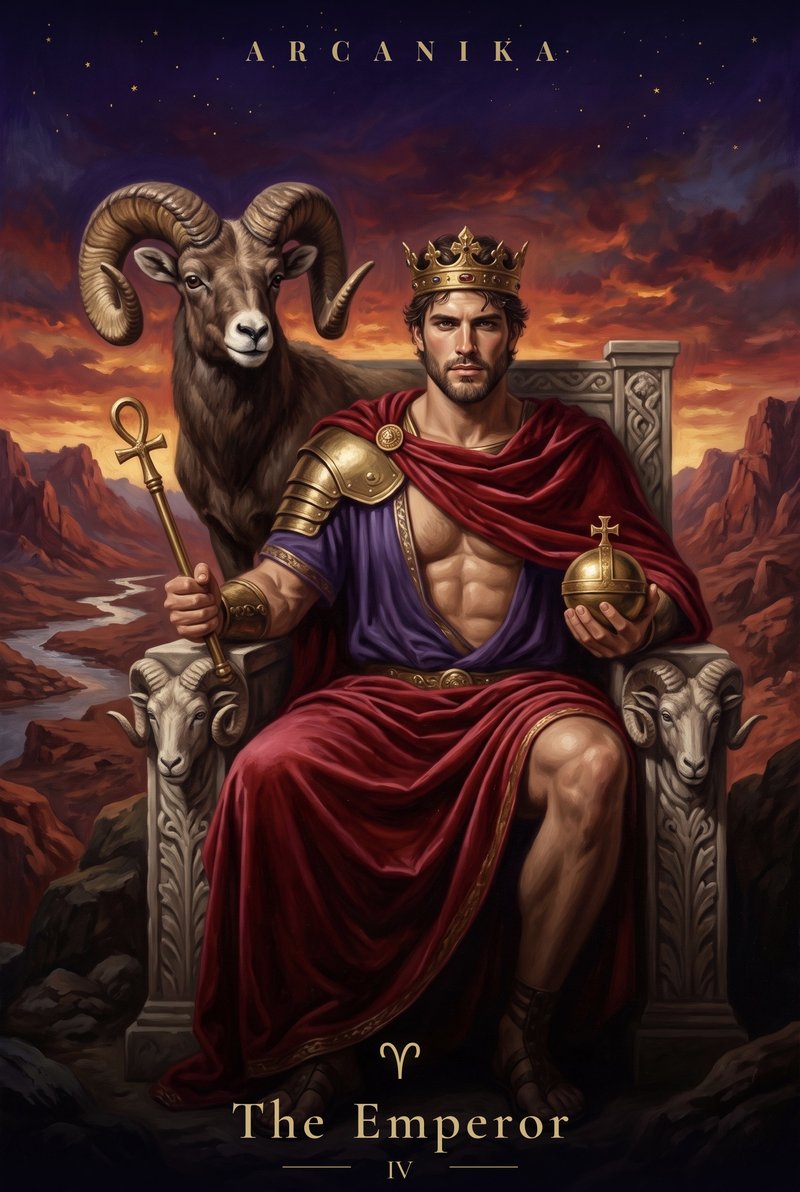 Aries — card of the day, The Emperor (IV)