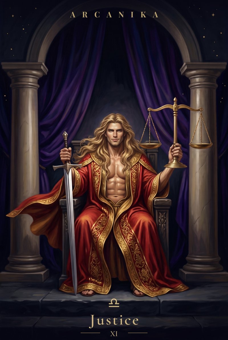 Libra — card of the day, Justice (XI)